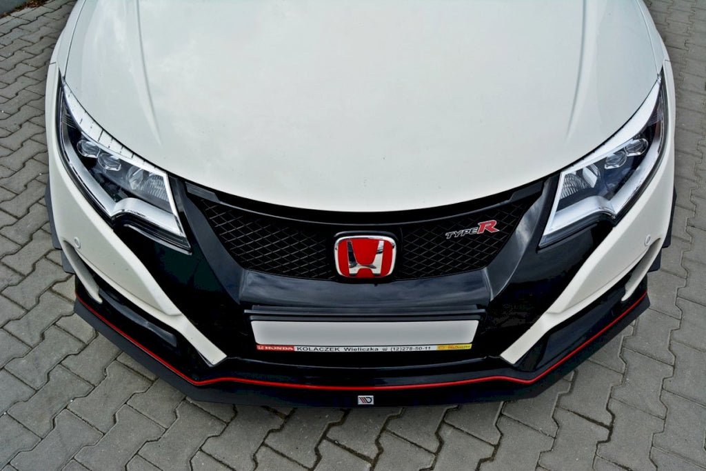 Maxton Design - FRONT RACING SPLITTER V.1 HONDA CIVIC IX TYPE R (2015-2017)