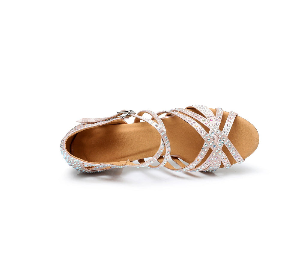 Diamond Latin Dance Shoes Women's Soft Sole Dance Shoes