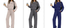 Women's Casual Elastic Waist Trousers Wide-leg Pants