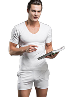 Solid Color Modal Home Boxers for Men