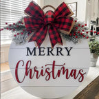 Christmas Wooden Board Garland Doorplate Decorations