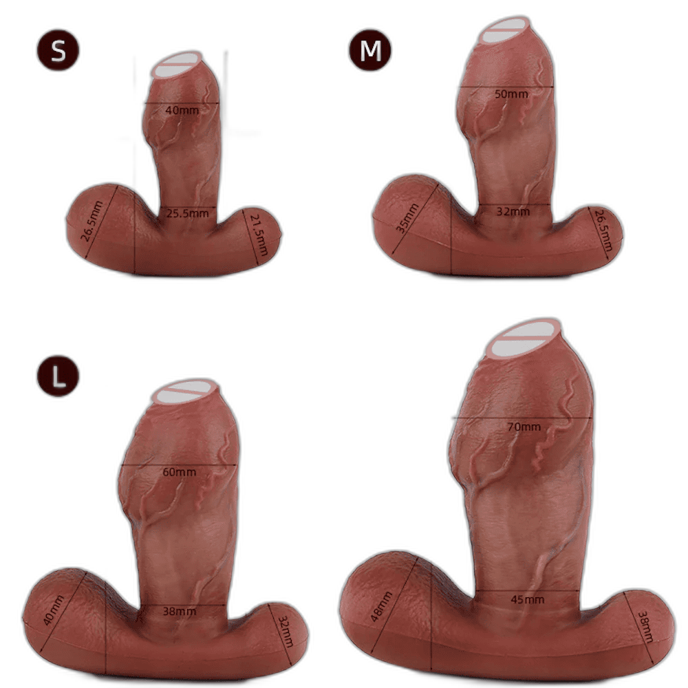 Realistic Pleasure – Anal Vibrator  – Realistic Silicone Dildo