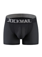 Sponge Cushion Mesh Buttock Boxer Briefs