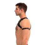 Prowler RED Leather Cross Harness Black