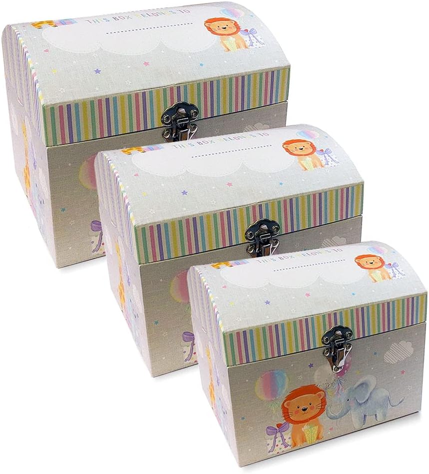 Gift Box Mini Chest Set Of 3 Baby 20.5x16.5x17cm