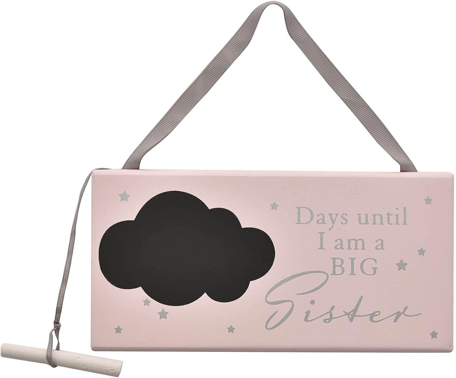 Hanging Countdown Plaque '.... Days Until i'm a Big Sister' with Chalk