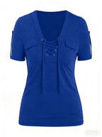 Fashionable Casual Women's Short-sleeve Top