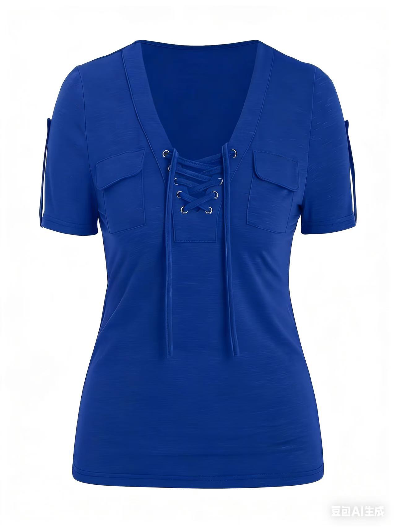 Fashionable Casual Women's Short-sleeve Top