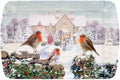 Lesser & Pavey Macneil Christmas Robins Serving Tray