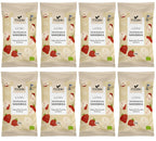 8 x Foodin Org Raw White Chocolate Strawberry - 50g