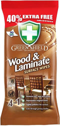 Green Shield Wood & Laminate Wipes 70pk