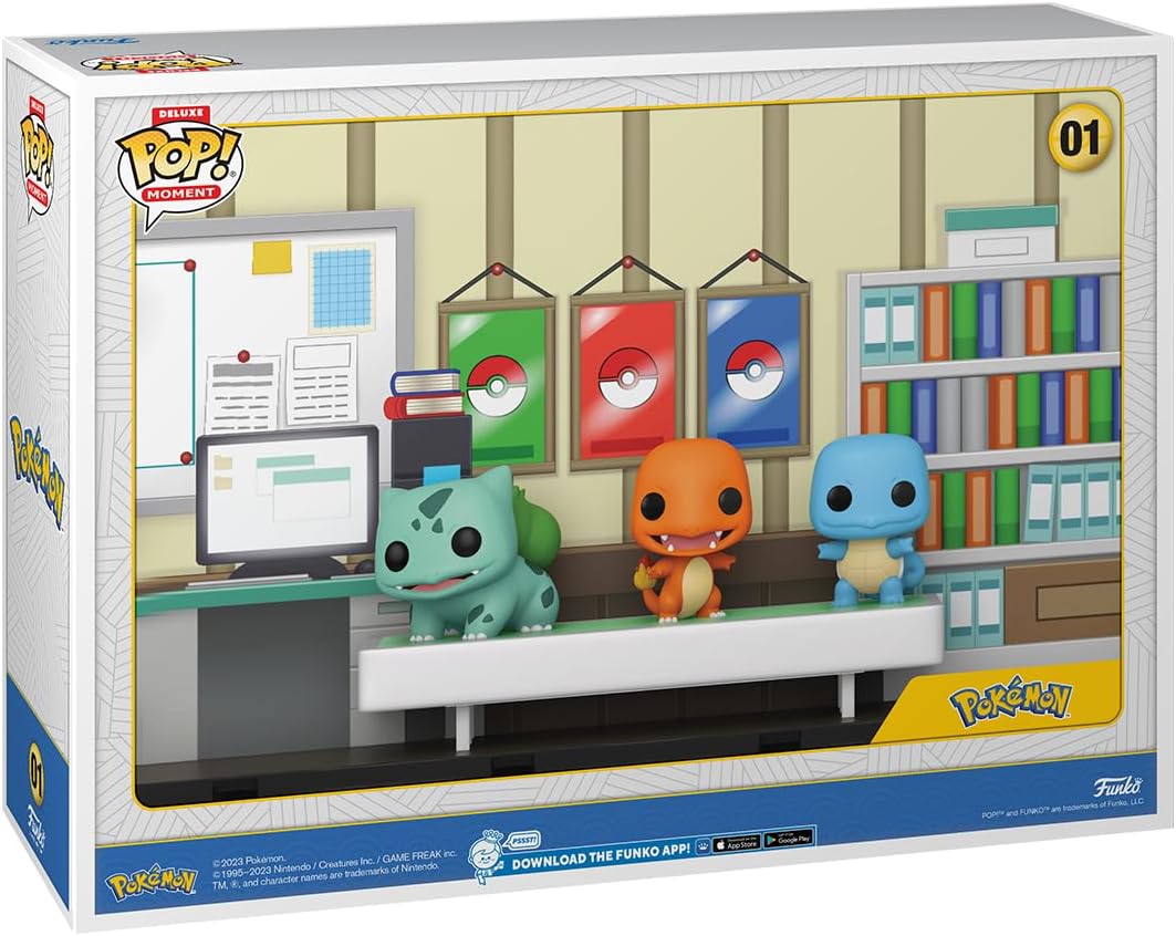 Funko POP! Moments Deluxe: Pokemon - Starters (1996)