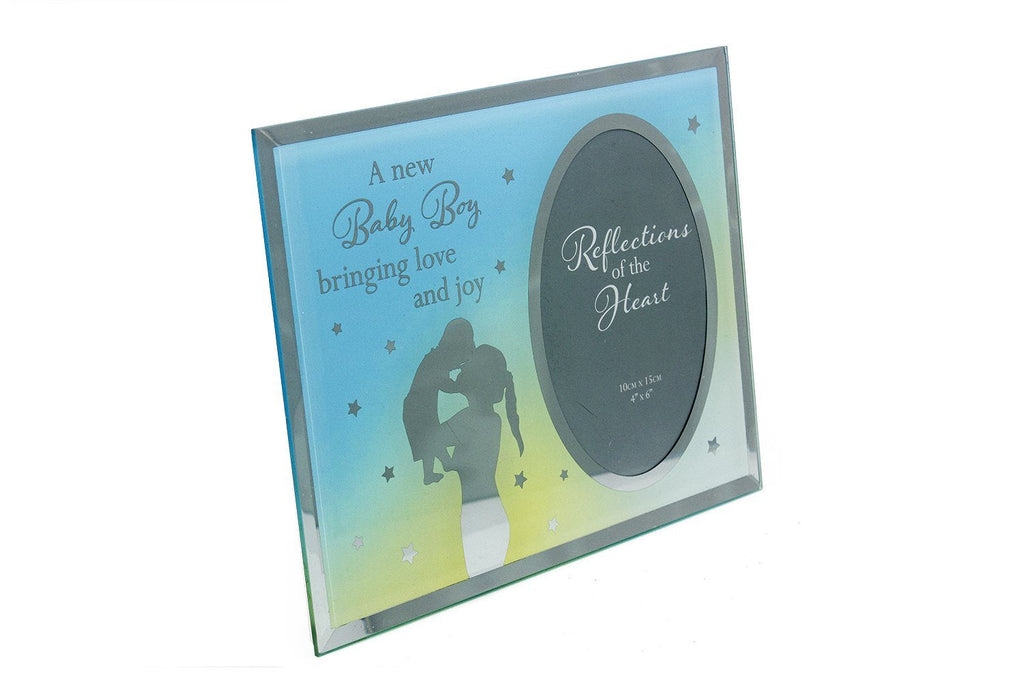 Baby Boy Sentiment - Bringing Love and Joy photo frame gift
