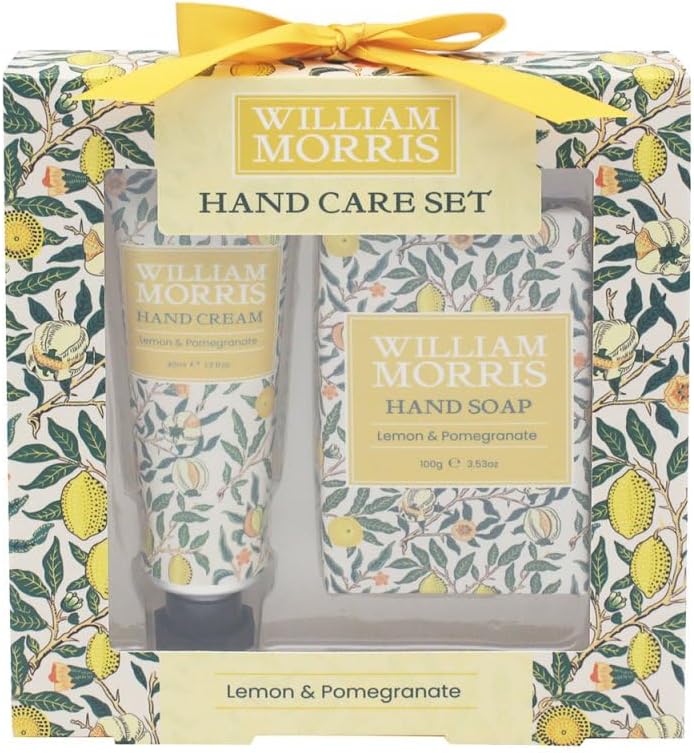 William Morris Früchte Handpflege für alle Hauttypen | Feuchtigkeitsspendende Handcreme & Lippenbalsam für den täglichen Gebrauch | Vegane Beauty-Essentials für Frauen & Männer