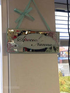 Gift For Nanna Nana Mirrored Plaque Silver Presents Ideas Mother's Day Birthday