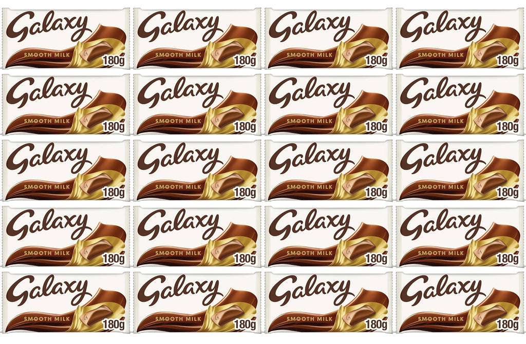 20 x Galaxy Milk Large Bar - 180GM