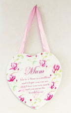 Nan / Mummy / Mum Heart Wall Plaque Gift Ideas For Her Birthday / Mothers Day-Mum
