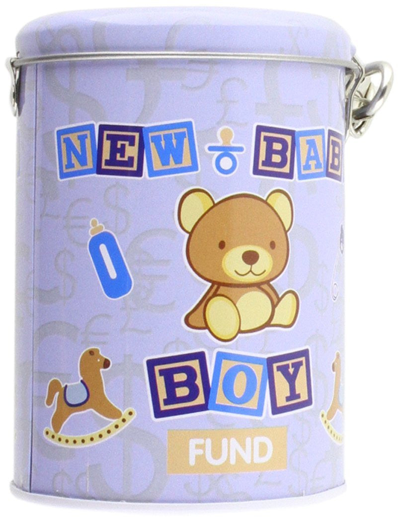 Boxer Gifts New Baby Boy Fund Tin