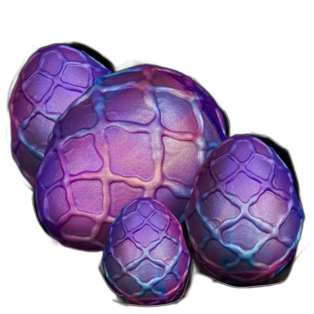 Curio Egg - Large Butt Plug with Chain Leash
