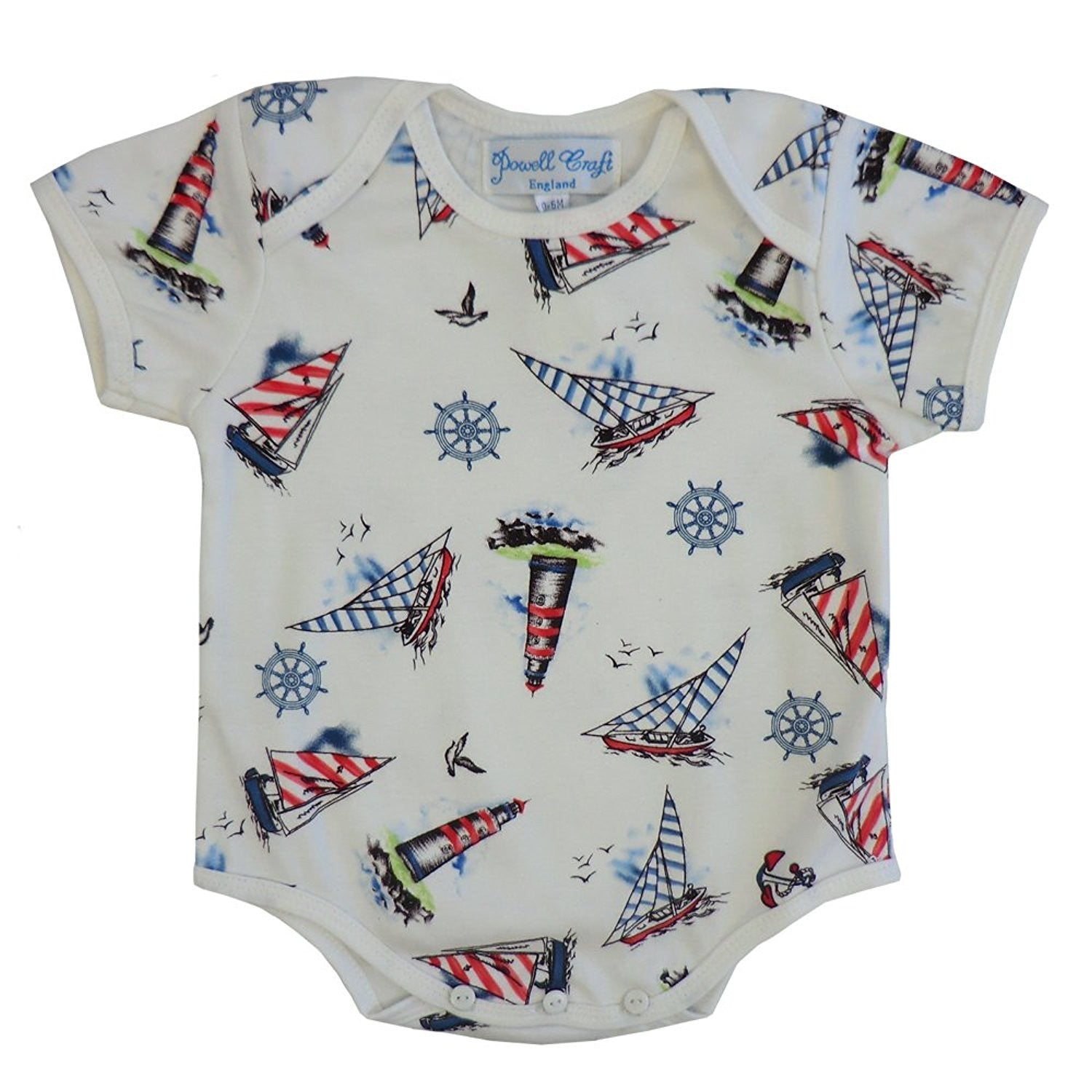 nautical baby grow 0 - 6 months