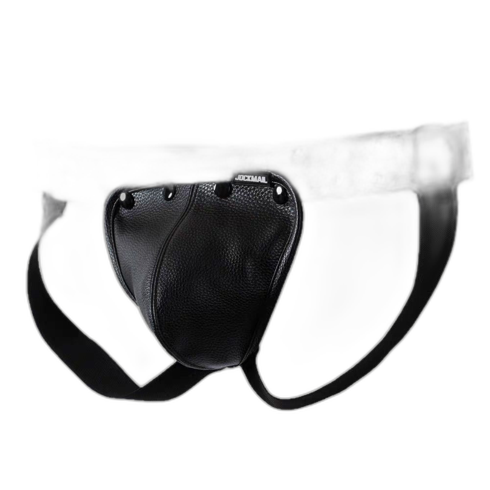 Studded Leather Harness & Jockstrap Set