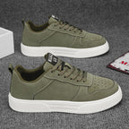 Men's Lace-up Flat Shoes Fashion Casual Round-toe Walking And Jogging Shoes Sneakers