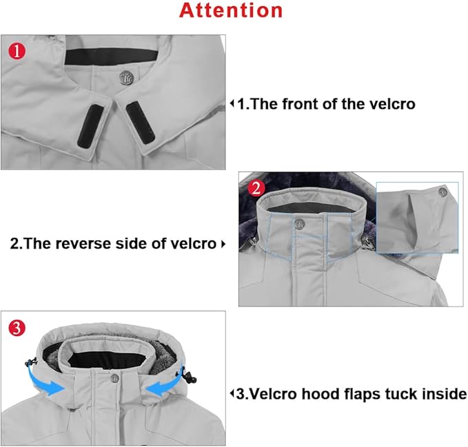 Womens Ski Jacket Waterproof Warm Winter Snow Rain Coat Size XL TBY