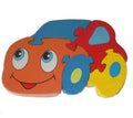 Traditional Wood'n'Fun: Baby/Toodler Wooden Colourful Car Jigsaw/Puzzle