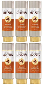 6 x Monin Caramel Sauce 500Ml