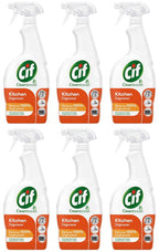 6 x Cif  Kitchen Spray Cleanboost 700 Ml