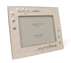 My Baby's First Scan Photo Frame - 4"x3" Silverplated Precious Picture Frame