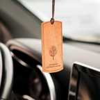 K2 EVOS BOSS Wooden Hanger Car Air Freshener - Elegant Rose, Argan & Patchouli