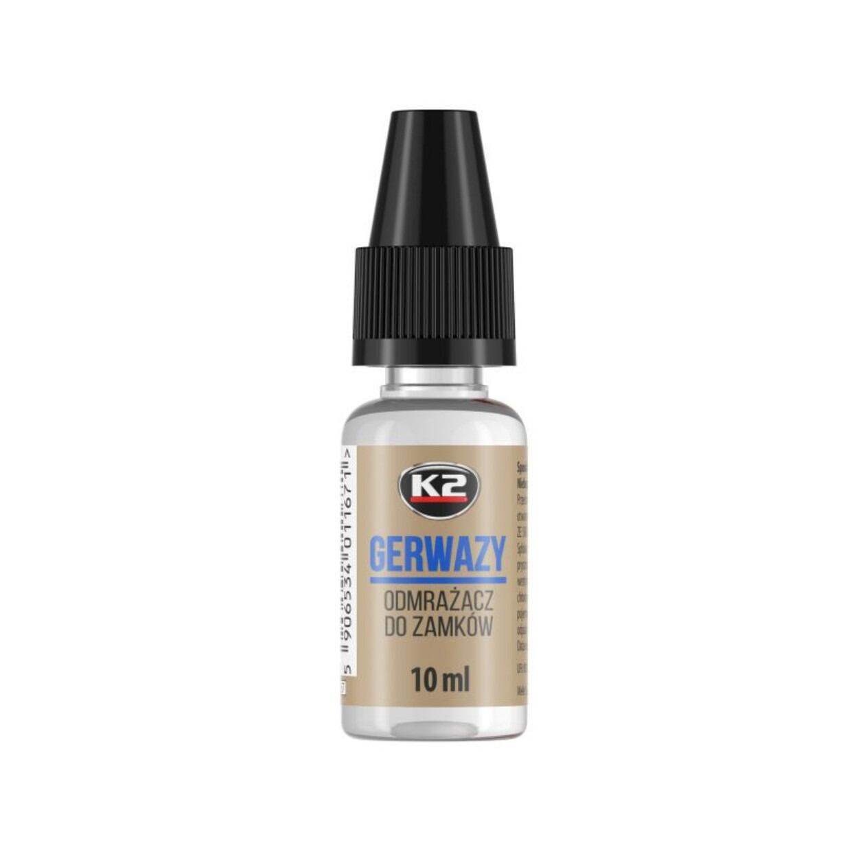 K2 GERWAZY Lock De-Icer - Rapid Defroster for Frozen Locks, -60°C Protection
