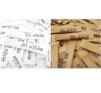 Tate & Lyle Sugar Individual Sticks Sachets White and Brown Demerara Granulated