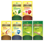 Twinings Infusions Fruit Green Variety Pack 6 x 20 Assorted Tea Envelopes Refill