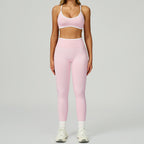 Seamless Yoga Set High-waisted Fitness Workout Outfit