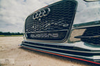 Maxton Design - FRONT RACING SPLITTER AUDI A6 C7 S-LINE (2 SPLITTERS = 1 SET) (2011-2014)