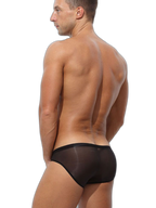 Men's Low Waist Narrow Waist Ice Silk Breathable Convex Pocket Briefs