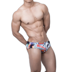 Comic Graphic Swim Briefs