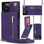 Mobile Phone Case Leather Messenger Protective Cover