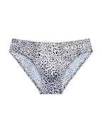 3 Pack ALLMIX Men's 3D Pouch Sexy Leopard Print Ice Silk Briefs