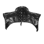 PU Leather High Collar Kink Harness