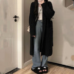 Loose Large Knitted Cardigan Women's Sweater