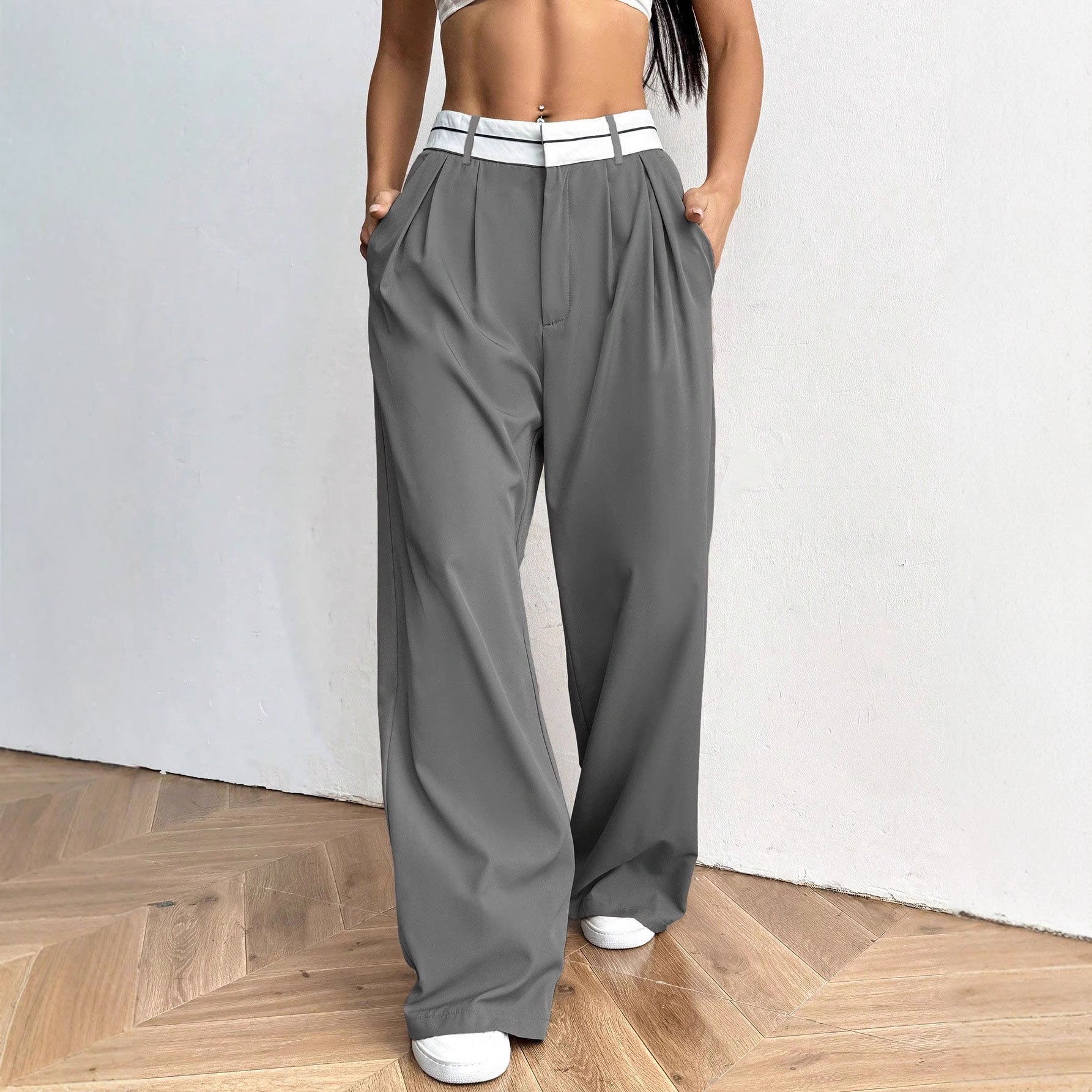 Suit Pants Loose-fit Pants Wide-leg Pantsbestsellers