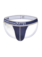 2 Pack Men's Sexy Elastic Waist Micro Mesh Cup Thong