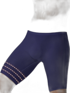 3 Pack Men's Breathable Seamless Mid-Length Boxer Briefs