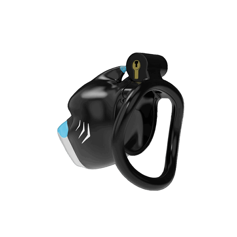 Furrjoi Shark Chastity Cage White