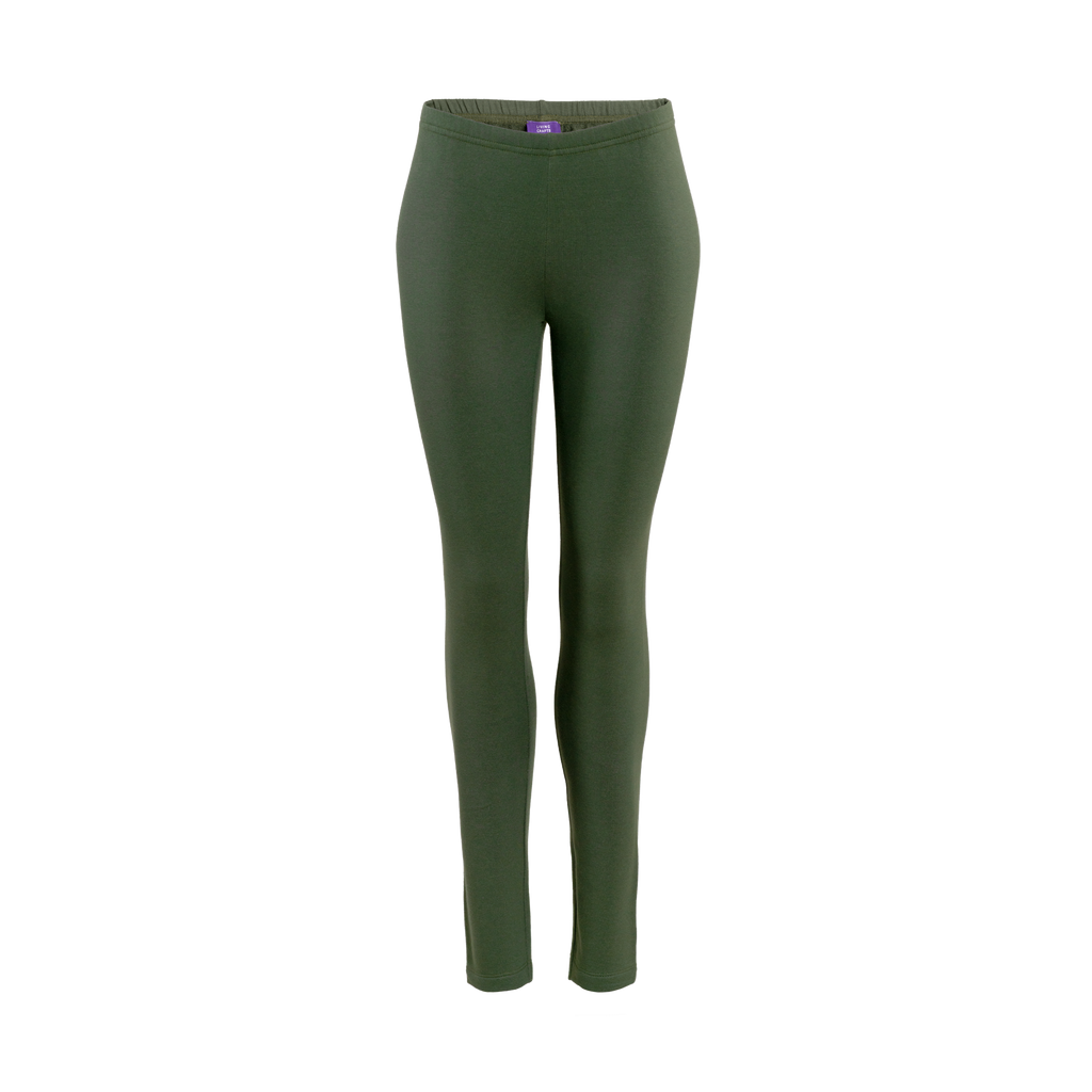 Organic Stretch Fleece Leggings: Womens
