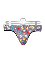3 Pack Men's Skull Print Thong - Edgy & Sexy