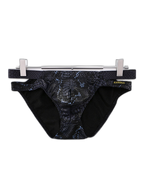 2-pack Men's Snake Print Hollow Briefs